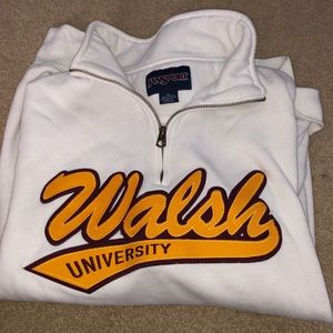 walsh university half zip